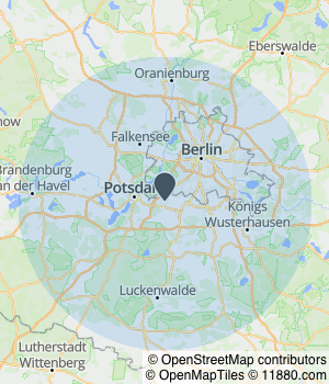 Kartendarstellung des Servicegebiets von GEME Fenster