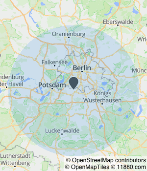 Kartendarstellung des Servicegebiets von Dost & Golka