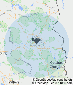 Kartendarstellung des Servicegebiets von www.khsug.com