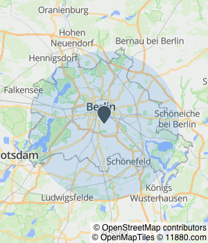 Kartendarstellung des Servicegebiets von SADIYEM LASER COSMETICS