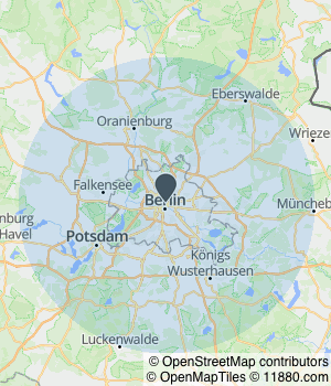 Kartendarstellung des Servicegebiets von Kosmetikinstitut am Hackeschen Markt