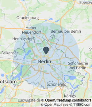 Servicegebiet von 030 Datenrettung Berlin GmbH Kartendarstellung des Servicegebiets von 030 Datenrettung Berlin GmbH