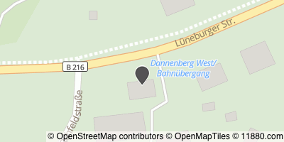 Auf Stadtplan Dannenberg, Elbe anzeigen