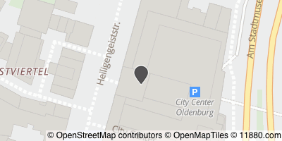 Auf Stadtplan Oldenburg, Oldenburg anzeigen