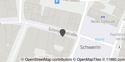 Auf Stadtplan Schwerin, Mecklenburg anzeigen