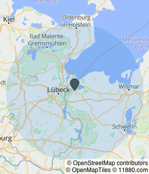 Kartendarstellung des Servicegebiets von Elyra Energy
