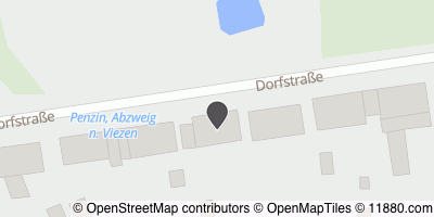 Auf Stadtplan Penzin bei Bützow anzeigen