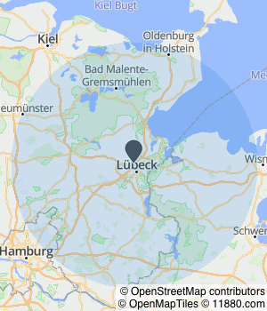 Kartendarstellung des Servicegebiets von Abbruch Dambrowski