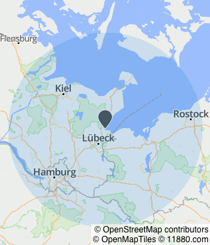 Kartendarstellung des Servicegebiets von Wattar Ausbau