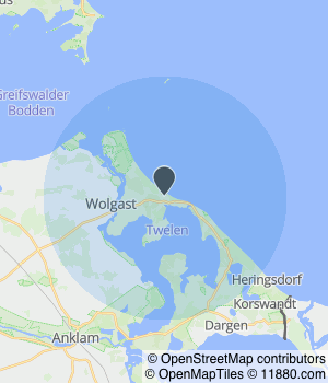 Kartendarstellung des Servicegebiets von Reinigungs. Und Hausmeisterservice Dembowski