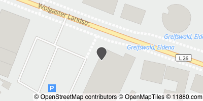 Auf Stadtplan Greifswald, Hansestadt anzeigen