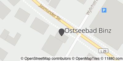 Auf Stadtplan Ostseebad Binz anzeigen