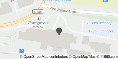 Auf Stadtplan Husum, Nordsee anzeigen