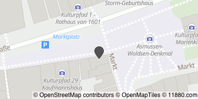 Auf Stadtplan Husum, Nordsee anzeigen